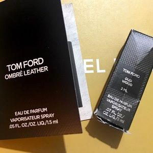 Set Tom Ford Men samples in Ombré Leather Ou Wood